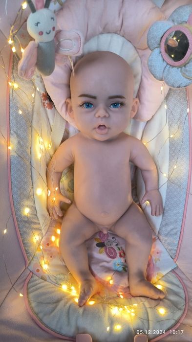 Реборн 100% литой силикон Reborn 3d кукла мальчик скелет пьет писает