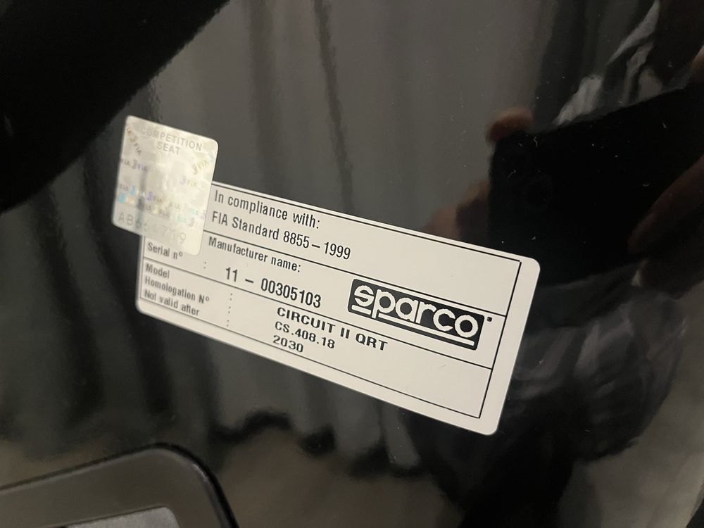 Backet sparco circuit II nova