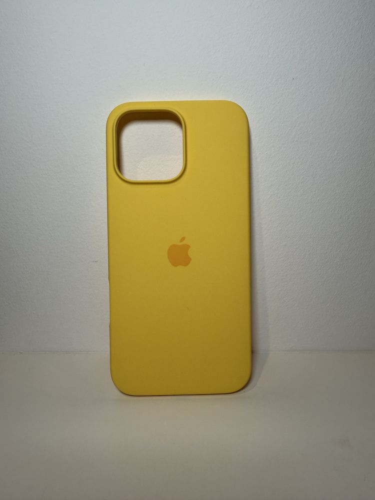 Capa Apple para Iphone 16 Pro Max - Amarelo