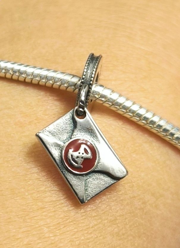 Charm Zawieszka do bransoletki List z Hogwartu Harry'ego Pottera 925