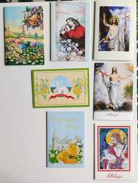 Zestaw Kartki na Wielkanoc pocztówki widokówki święta Wielkanocne