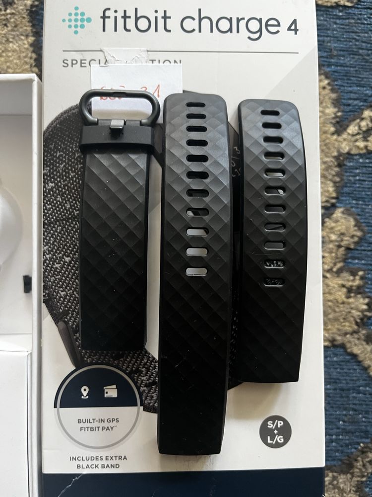 Oryginalny zestaw pasków do Fitbit Charge 4 + ewentualnie zegarek