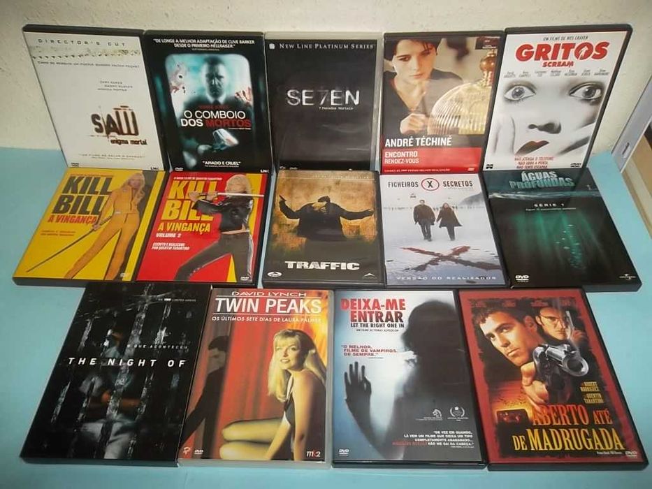 97 Filmes DVD Terror , FC e outros géneros, alguns muito raros