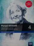 J. Polski 4 LO Ponad słowami podr. ZPiR Nowa Era