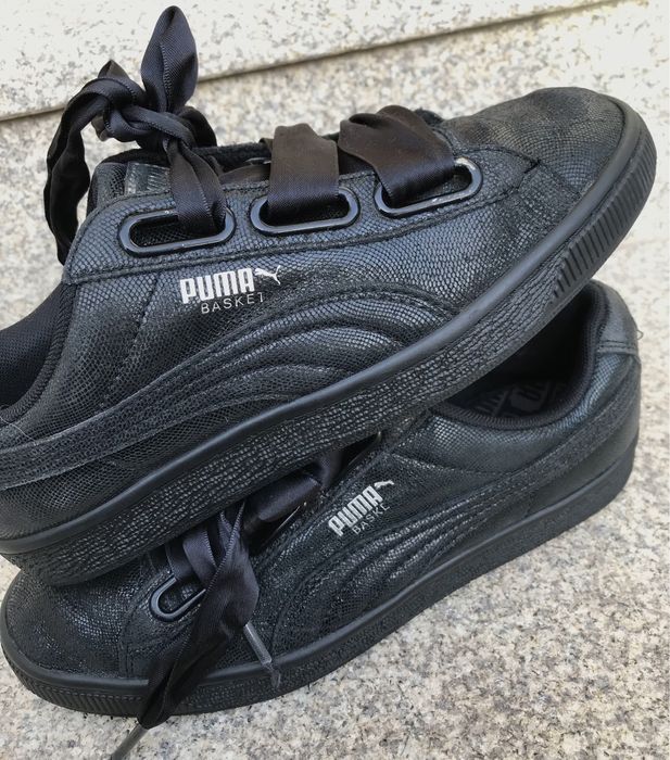 Sapatilhas pretas (Puma, tamanho 36)