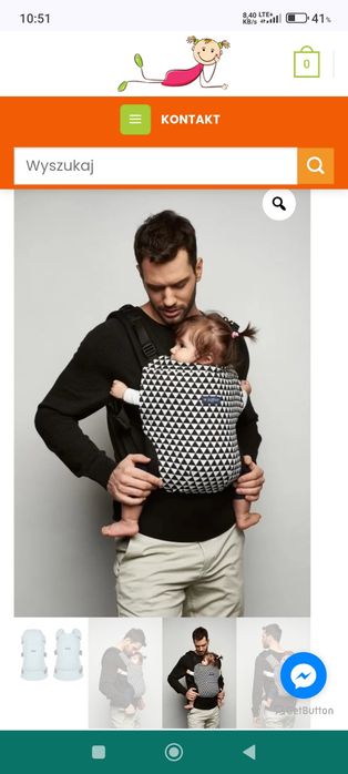 Nosidło ergonomiczne  zaffiro