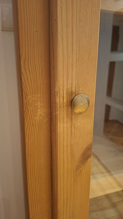 Kredens szafka gablotka drewno szkło