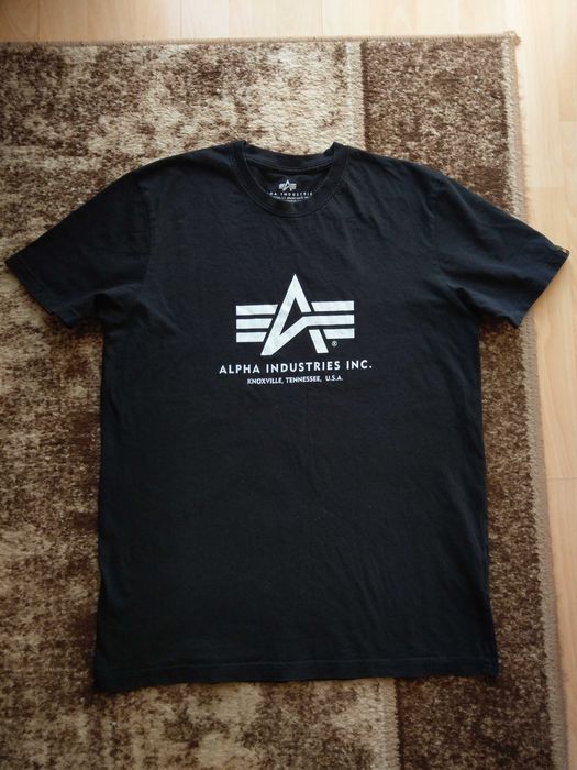 t-shirt Alpha Industries central logo