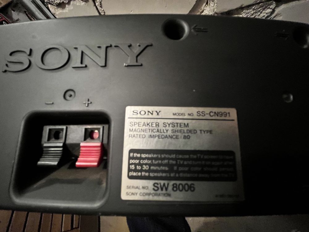 Głośniki kolumny SONY 5 szt.