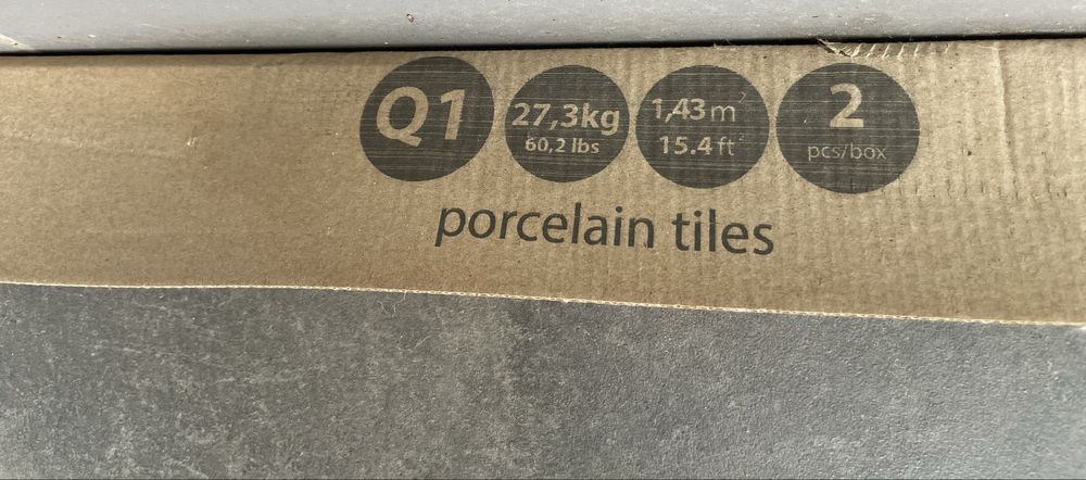 Płytka 120x60 Gres szkliwiony Tassero Graf 59.7x119.7 Artens