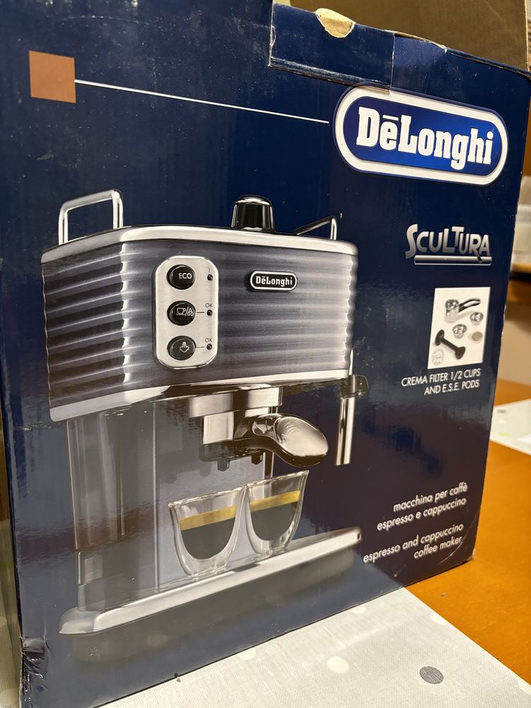 Ekspres do kawy DeLonghi kolbowy - ECZ351.GY