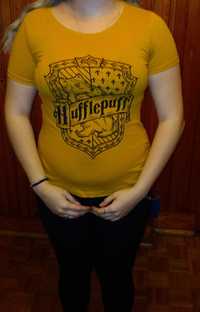 Musztardowa koszulka z franczyzy "Harry Potter" (Hufflepuff)