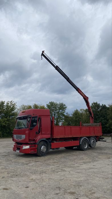 Renault Premium 2007 Кран-маніпулятор самоскид