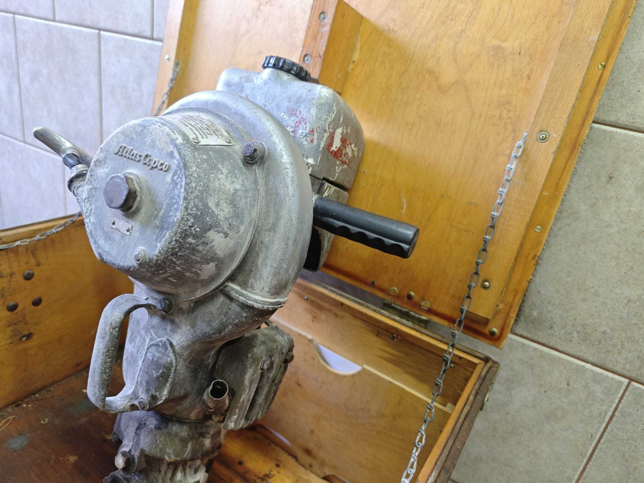 Młot Atlas Copco Cobra BBM 45L, Zabytkowy w oryginalnej skrzyni