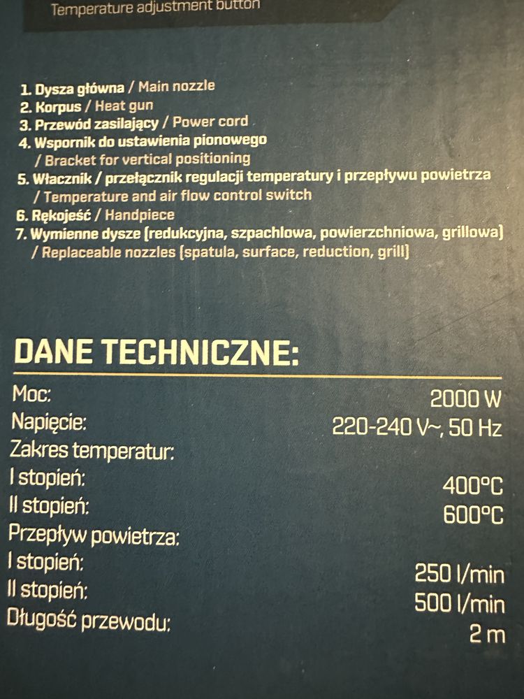 Opalarka 2000W Niteo
