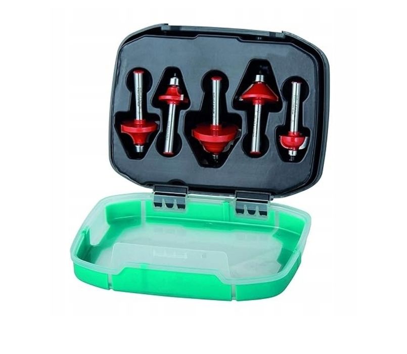 wolfcraft Zestaw frezów solidne do profili TCT 5 szt 8754.000 frezarki