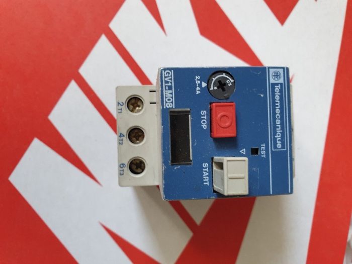 contator disjuntor trifásico telemecanique GV1-M08 de 2,5 a 4A