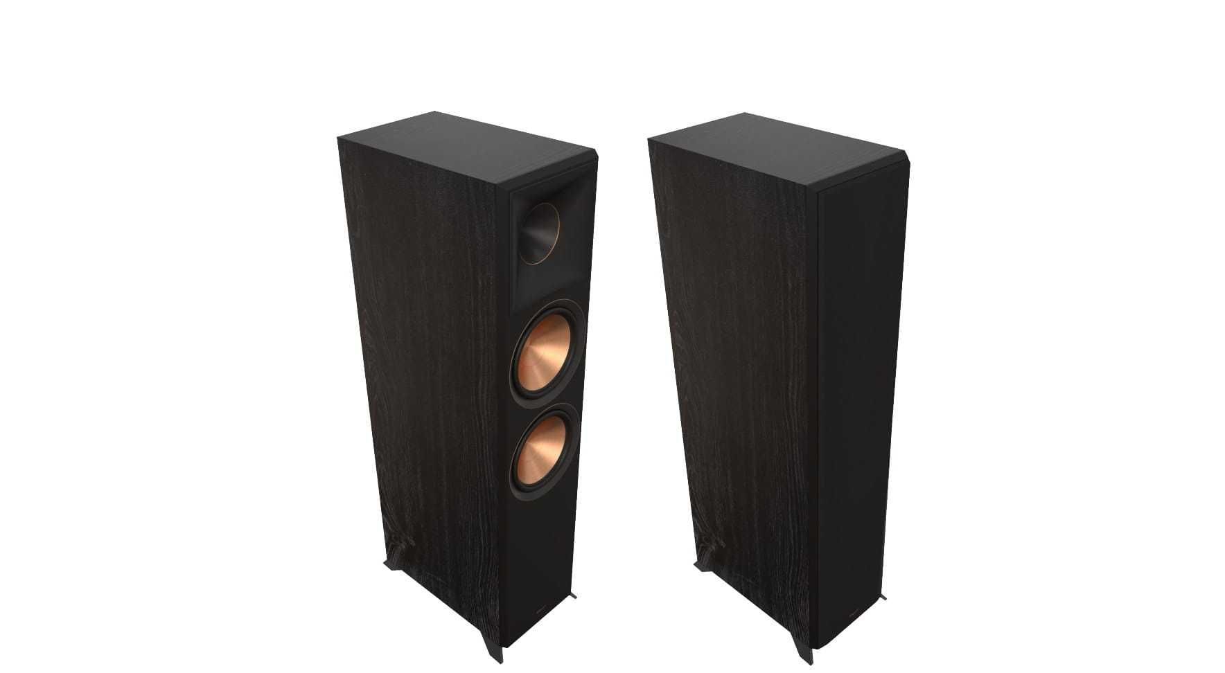 Klipsch RP-8000F II dwa kolory Ebony - Czarny Walnut - Orzech