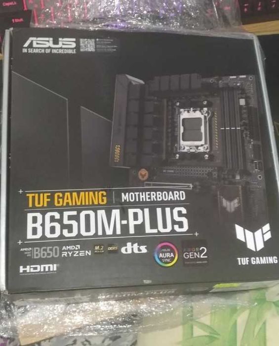 Топова материнська плата АМ5 СОКЕТ ASUS TUF GAMING B650M-PLUS