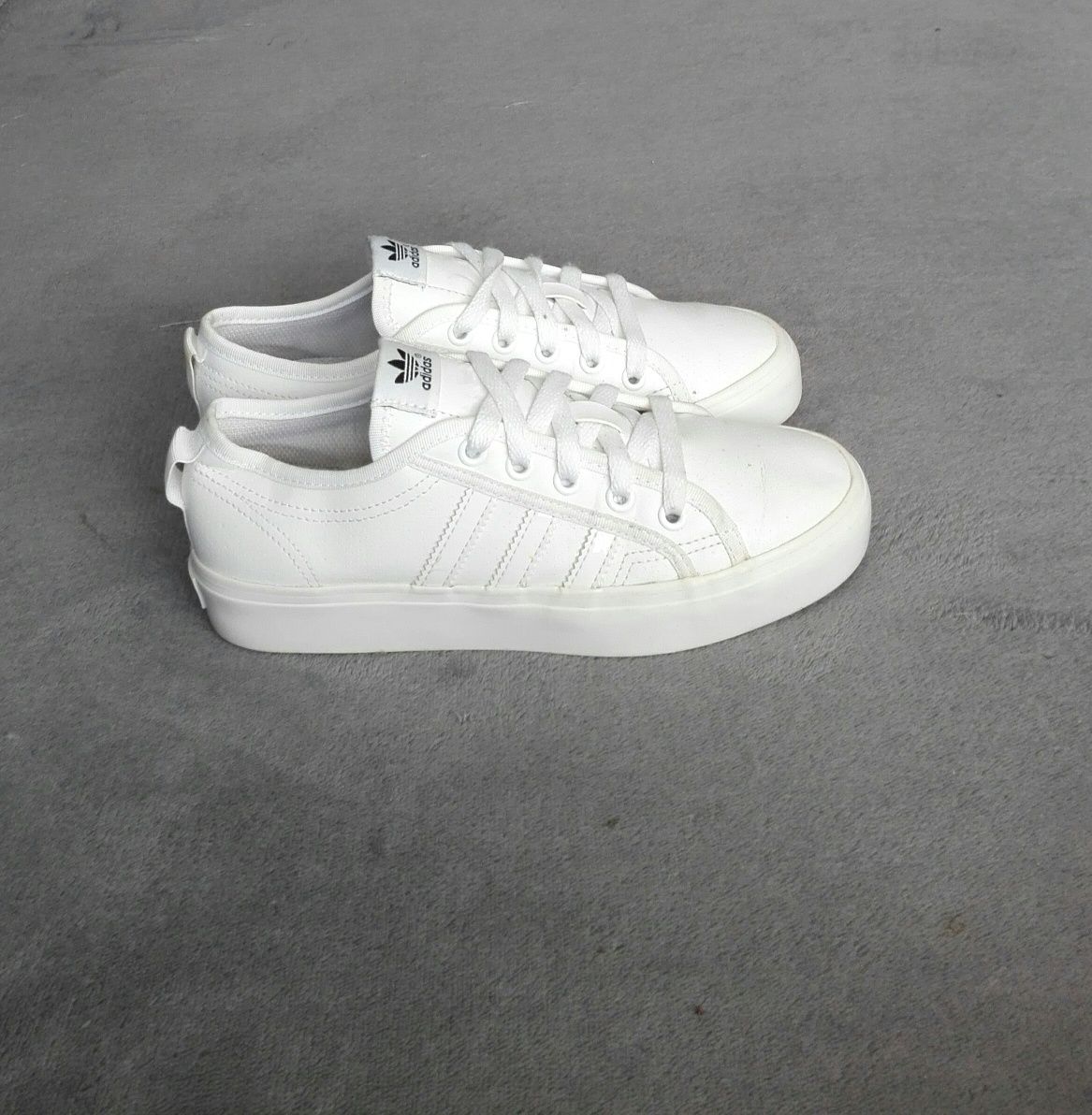 Jak nowe Adidas Nizza oryginalne białe buty sportowe rozm 36 2/3 37