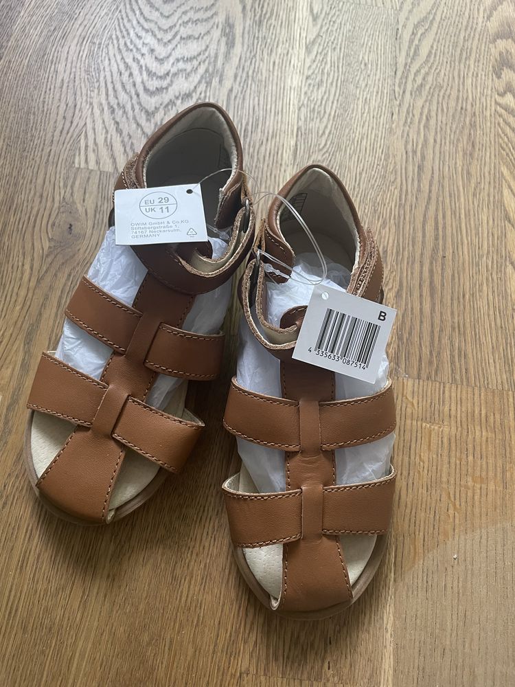 Buty - sandały dziecięce ze skóry 29 NOWE