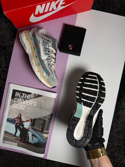 Жіночі кросівки найк Nike P-6000 Fleece Grey White Mint [36-41]