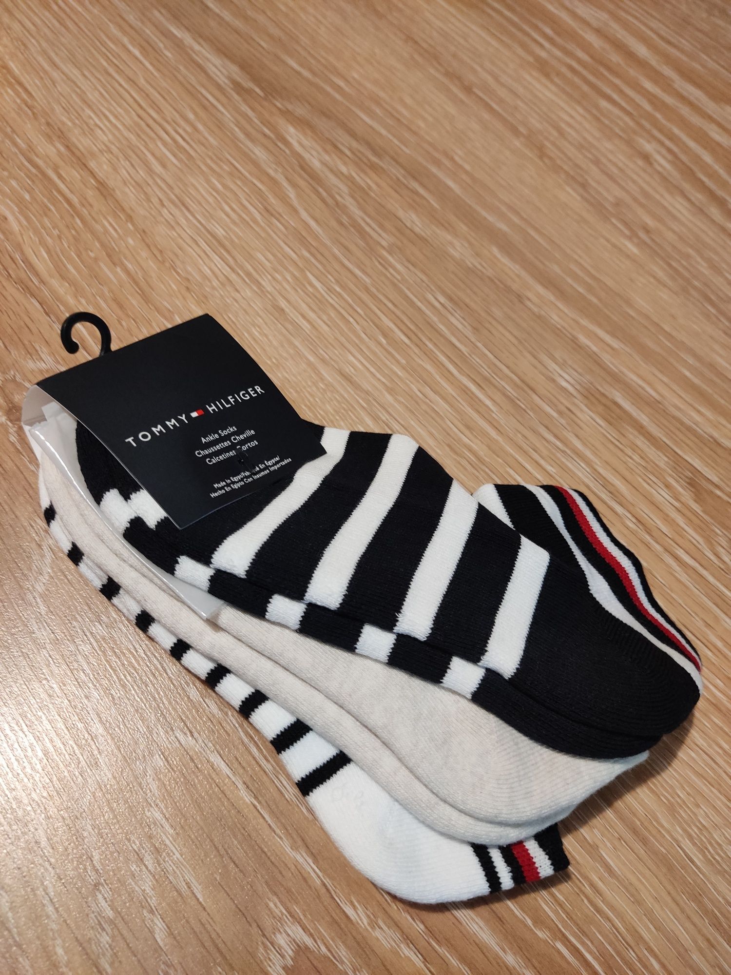 Женские носки до щиколотки (3 пары) Tommy Hilfiger (новые, с биркой)