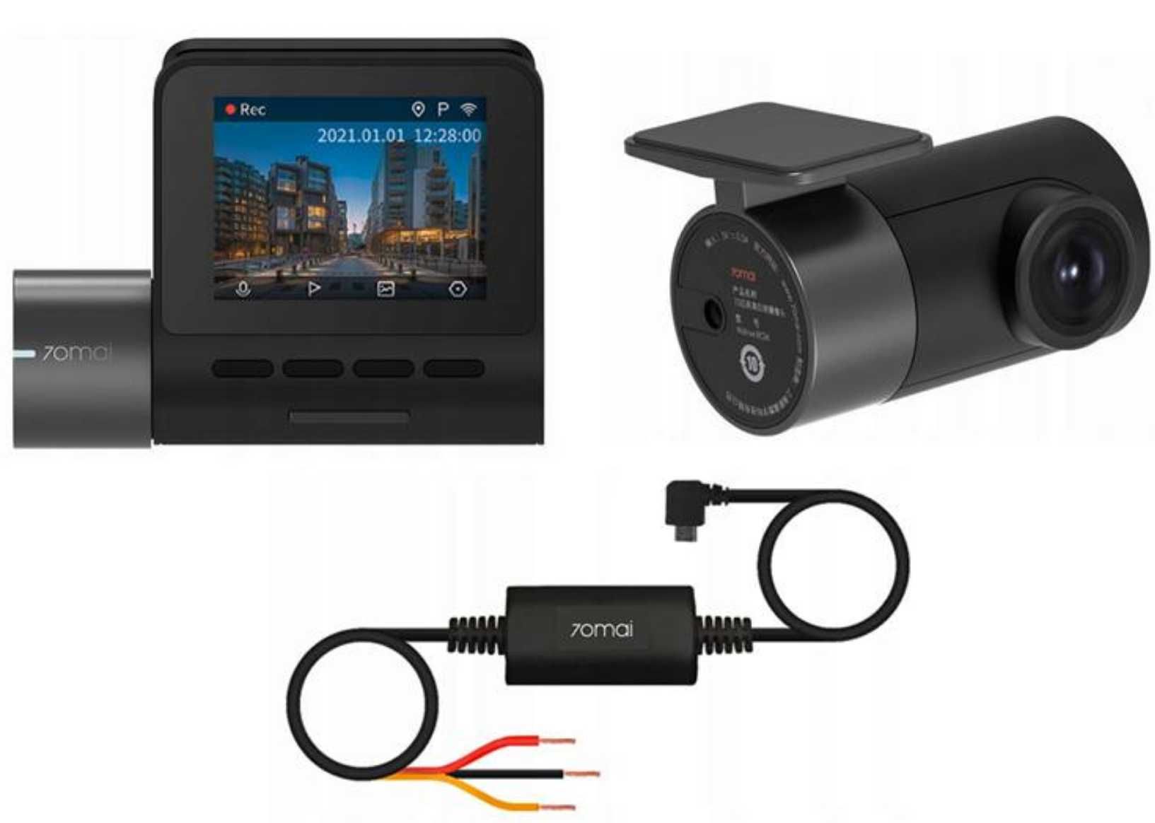 Wideorejestrator Kamera 70mai A500S PRO + tylna RC06+ moduł parkingowy