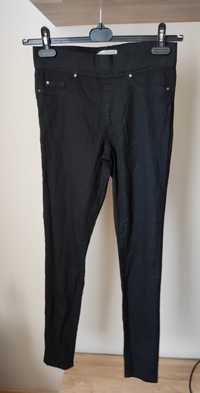 Spodnie dżinsy 36 S Denim Co rurki czarne