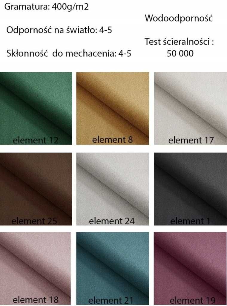 Wygodny zestaw ADA do salonu 3+1+1