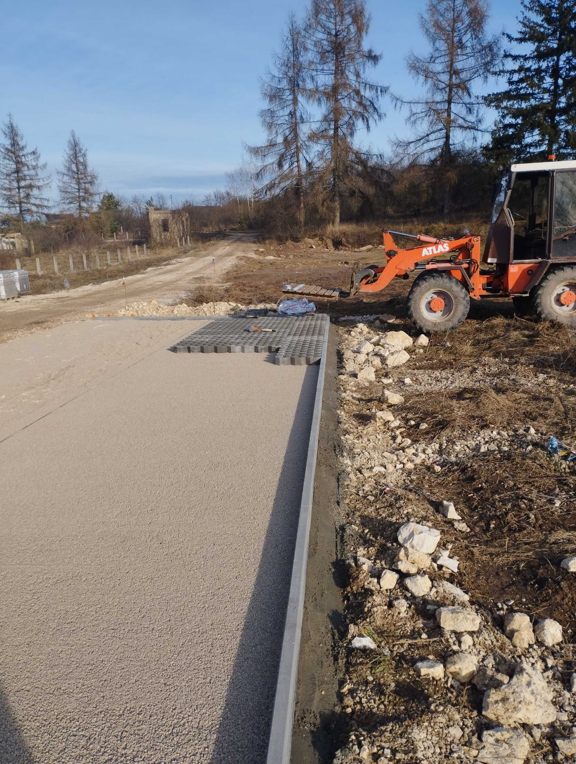 Usługi brukarskie, układanie kostki