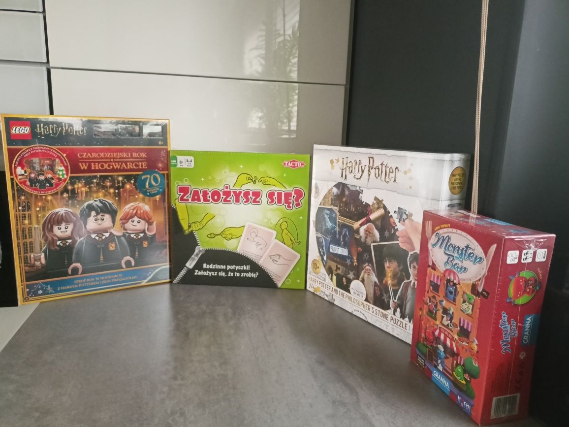 Pakiet gier: Założysz się?, Monster Bar, Harry Potter x 2. Nowe