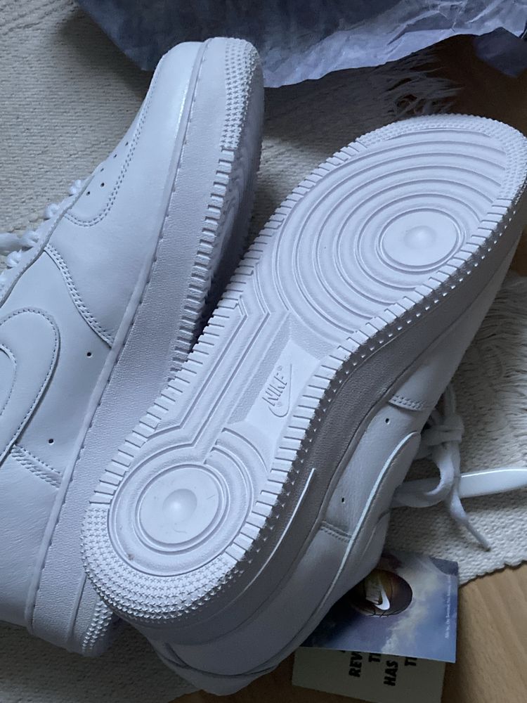 NOWE Nike Air Force 1 Anniversary Color Month Retro Triple White 45 29