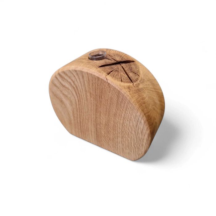 Wazonik, wazon drewniany – dekoracja, prezent, naturalny styl