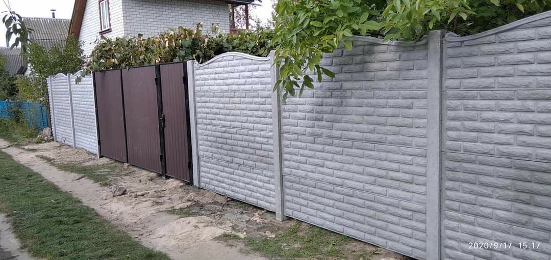 ЄВРОПАРКАНИ ВІД ВИРОБНИКА (бетонні,профнастил,сітка рабиця, дерево)