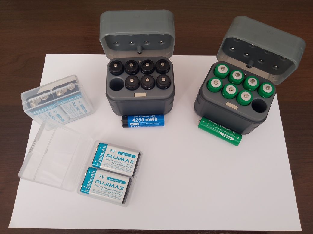 Акумулятори літій-іонні АА, ААА, Крона, 1,5V, 9V нові, низькі ціни