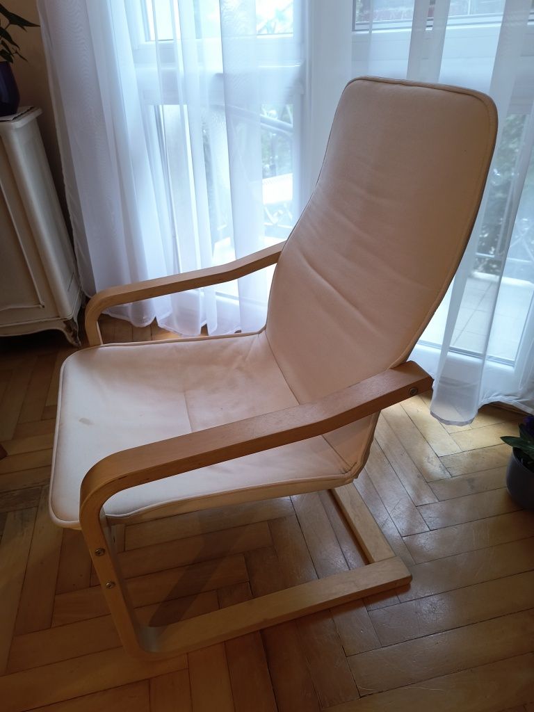 Fotel IKEA, jasny