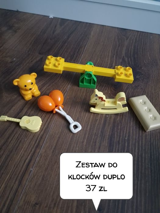 Zestaw klocków hustawka miś