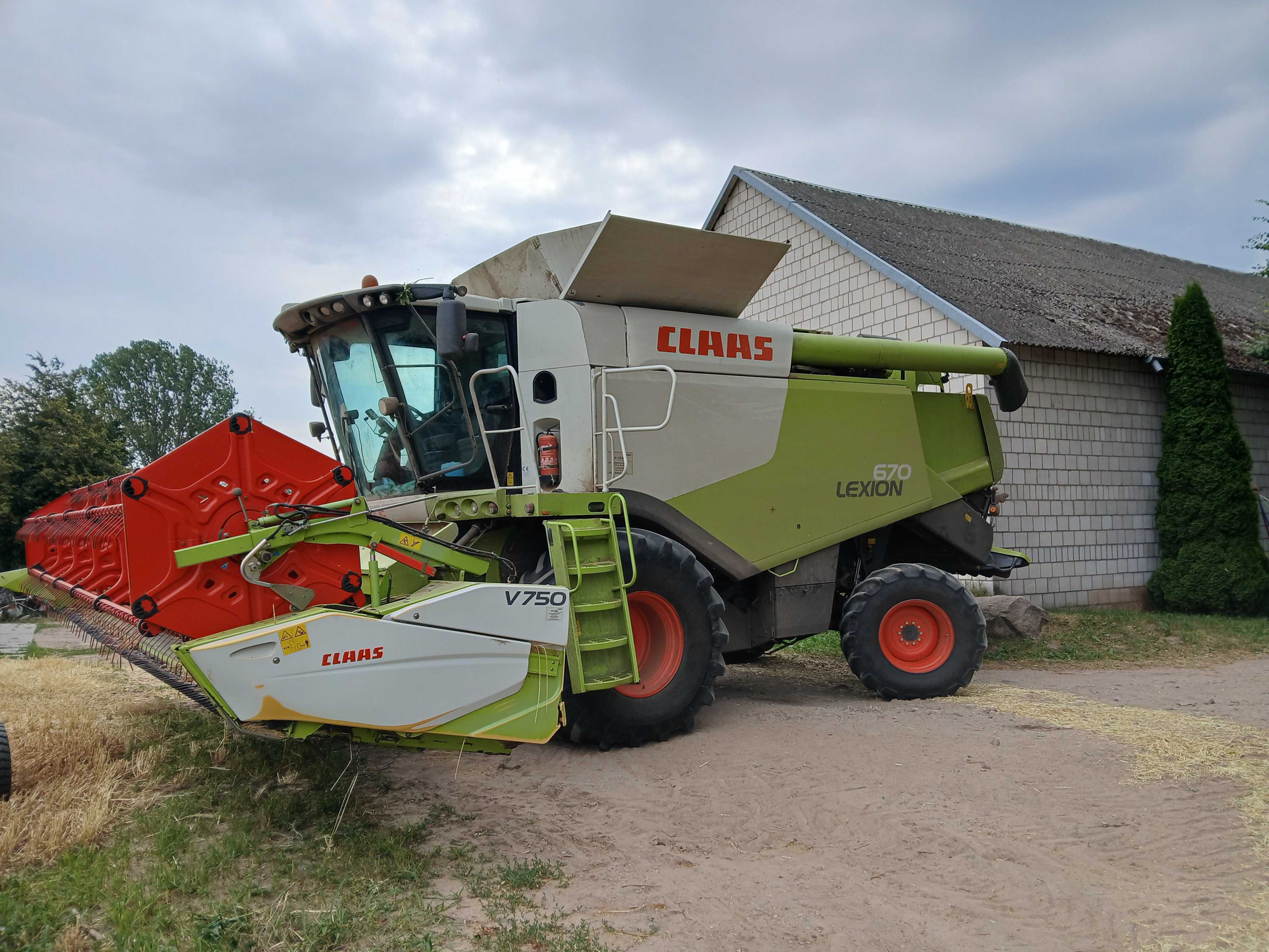 Kombajn 640 claas lexion 670  660 zbozowy john deere 580 class 520