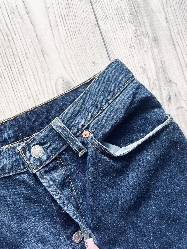 levis 901 jeansy z bardzo wysokim stanem l