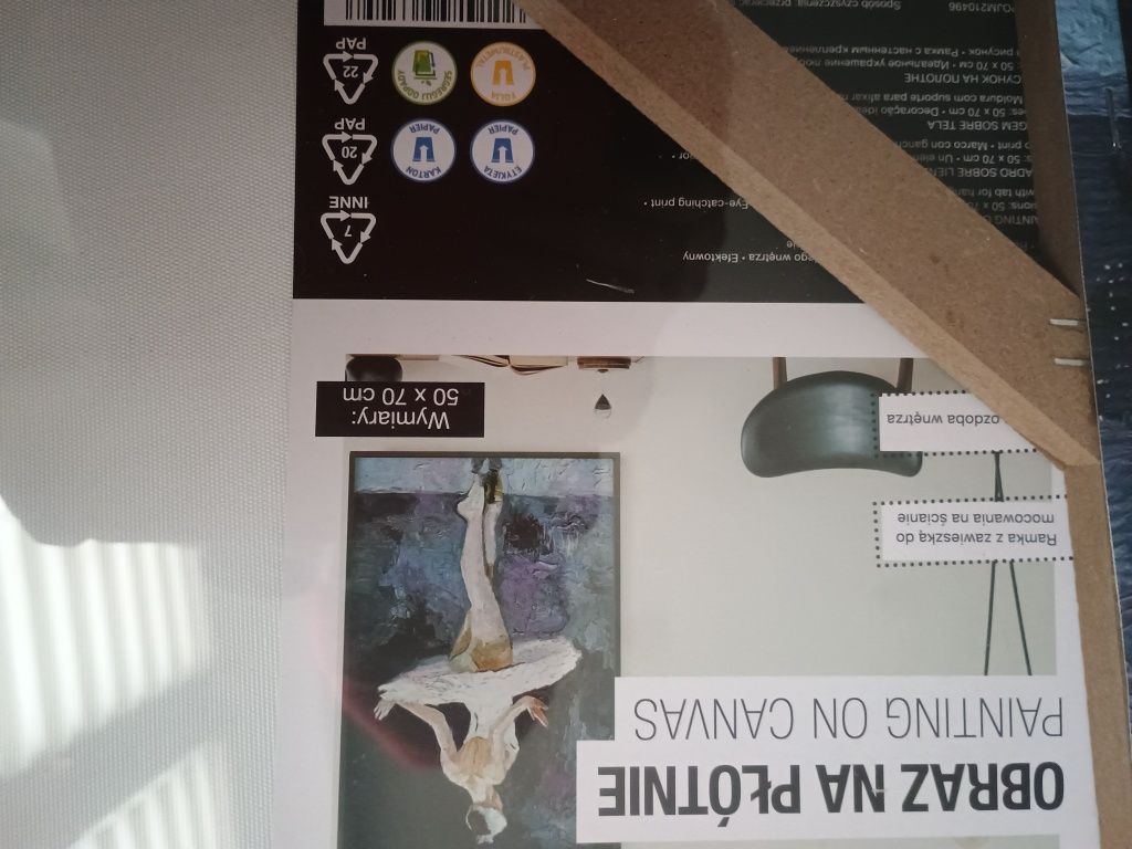Obraz na płótnie 70x50 cm nowy