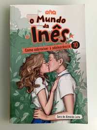 Livro "O Mundo de Inês 10, Como Sobreviver à Adolescência"