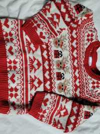 Sweterek świąteczny 92