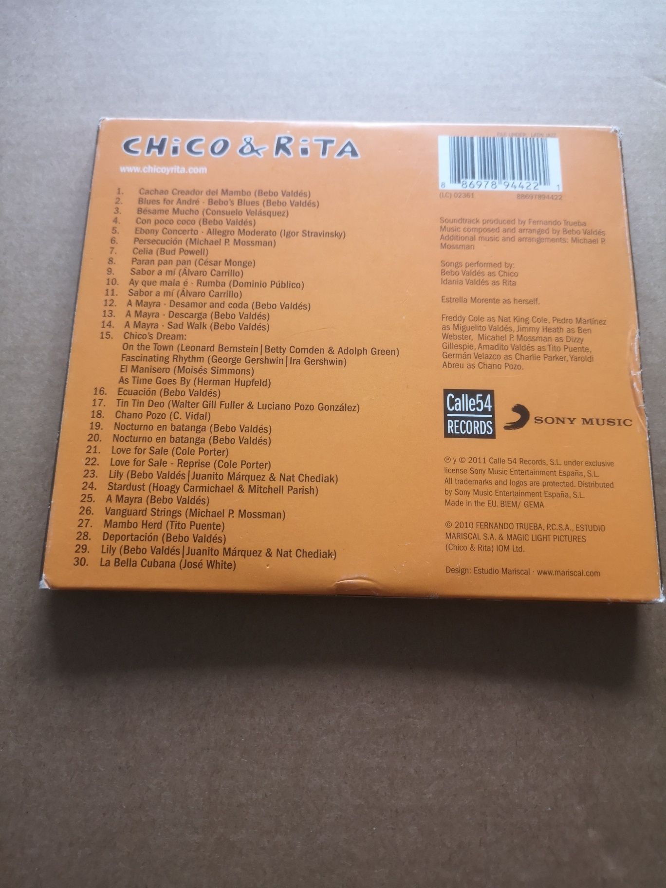 Chico and Rita soundtrack cd