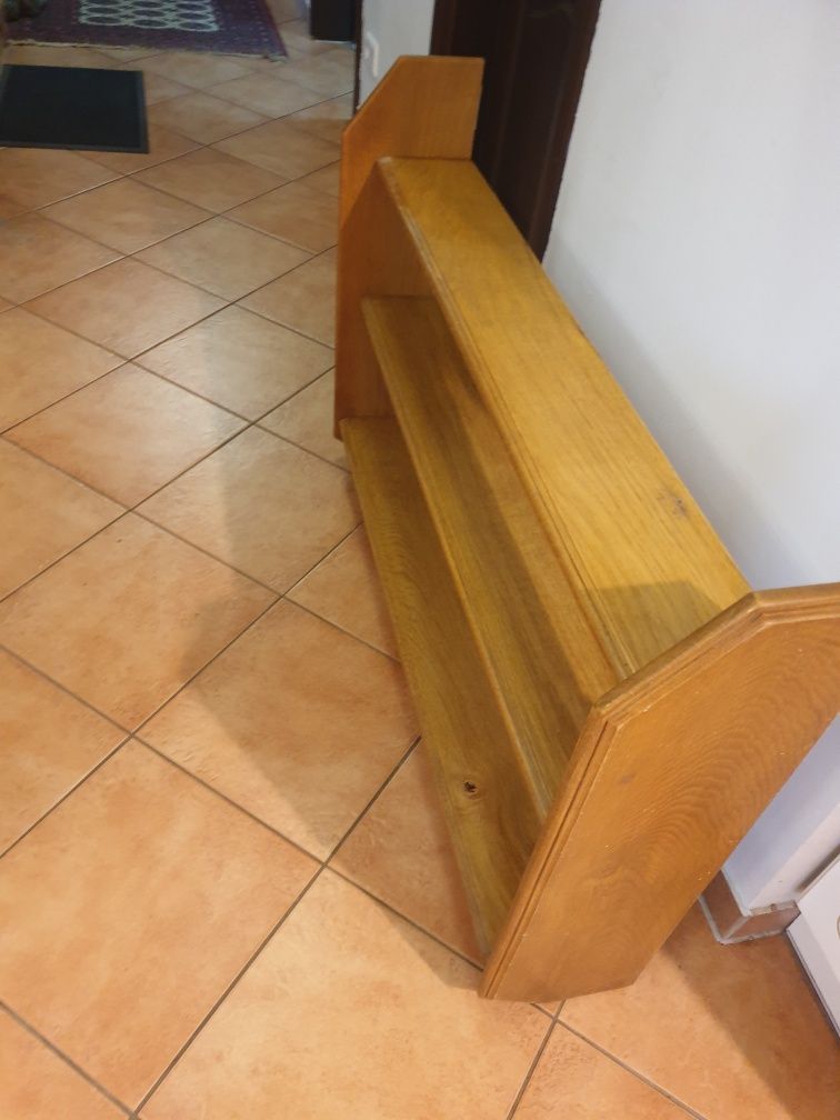 Dębowa półka wisząca