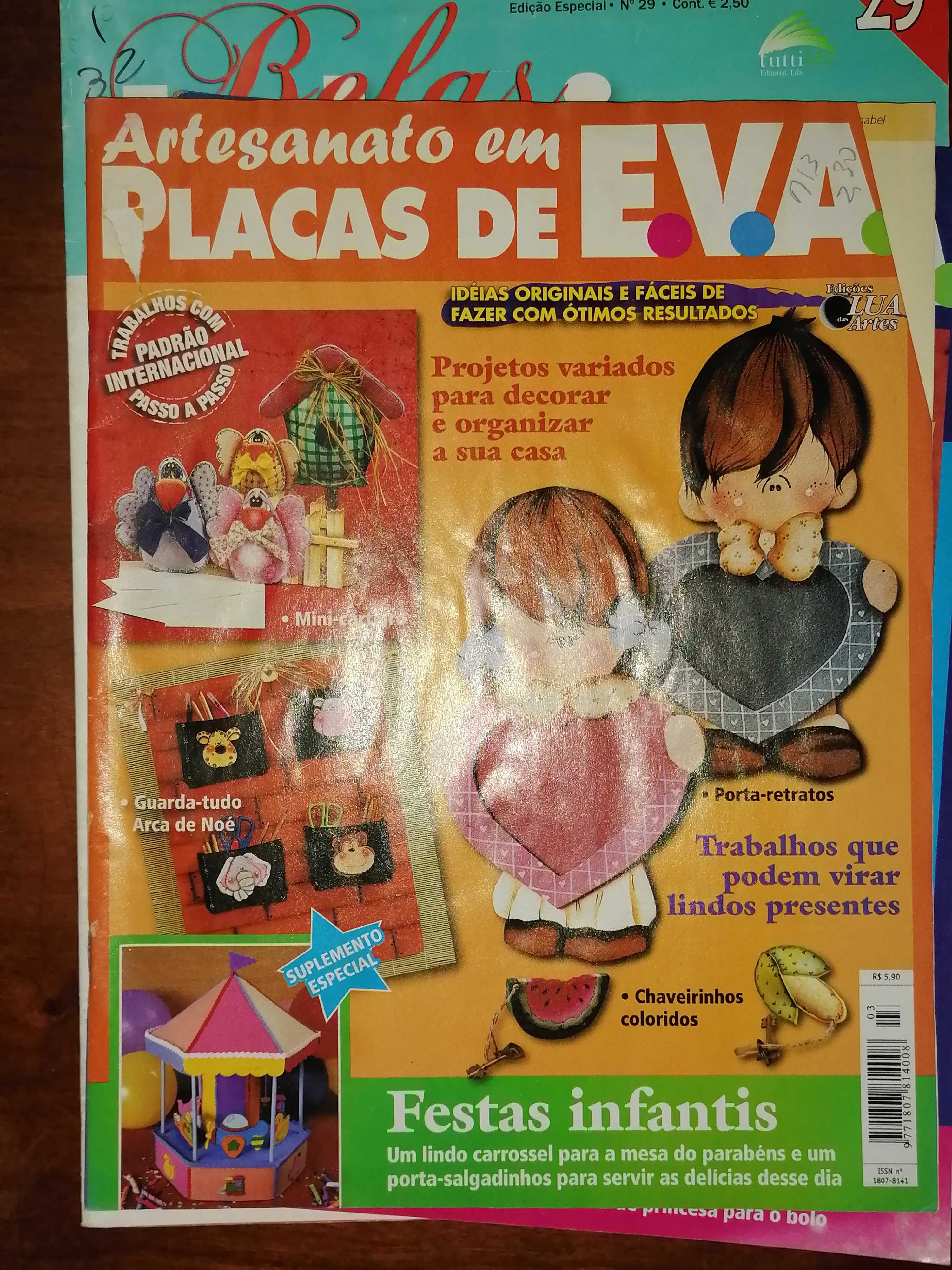 Livros e Revistas - Bricolage, artesanato, pintura