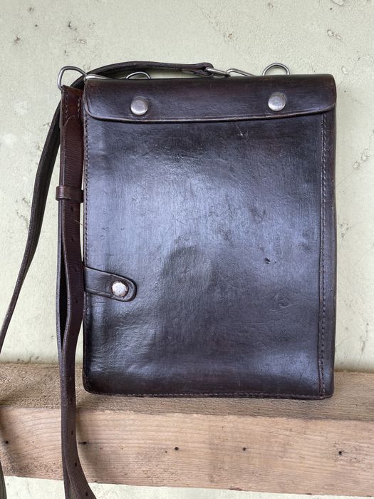 Mapnik Wojskowy skórzany lwp oryginalny torba oficerska raportowka wp