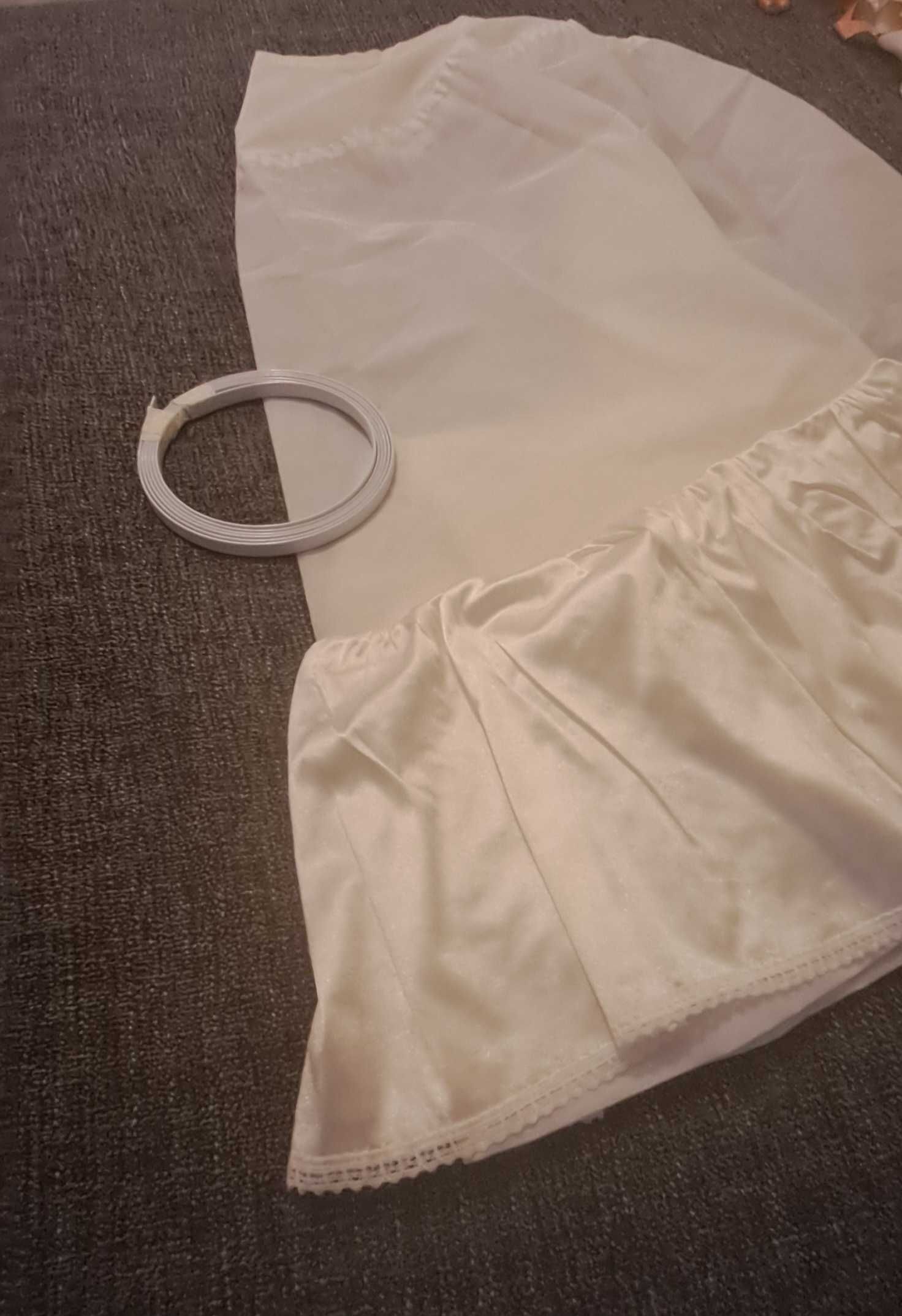 Vestido noiva La Sposa branco/nude S