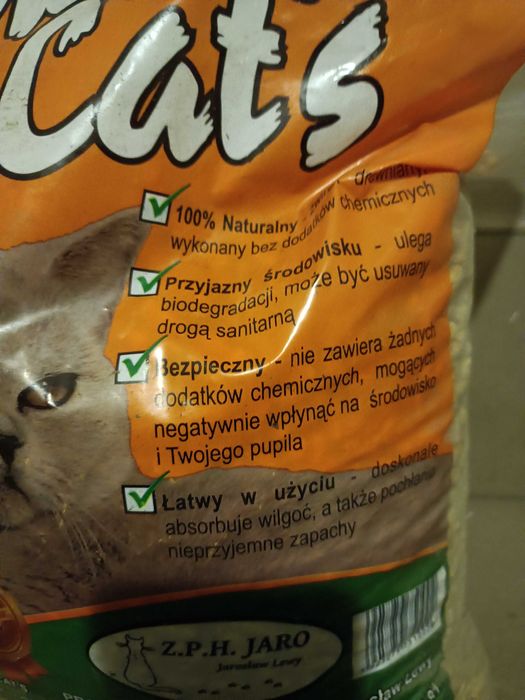 Żwirek higieniczny dla zwierząt 5 kg, kotów, gryzoni.