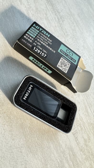 Witrn CC1 usb тестер